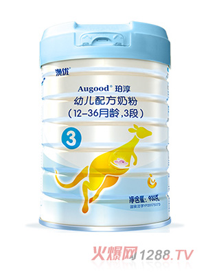 澳優珀淳幼兒配方奶粉（12-36月齡，3段）