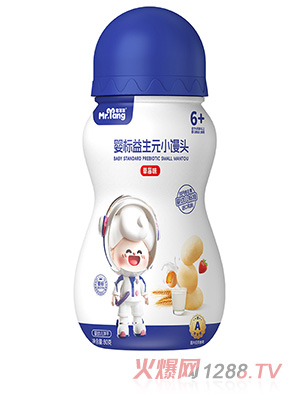 宅羊羊嬰標益生元小饅頭草莓味