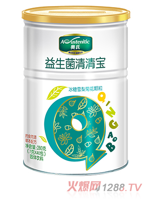 奧氏冰糖雪梨益生菌清清寶280克