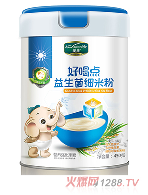 奧氏好喝點益生菌細米粉450克