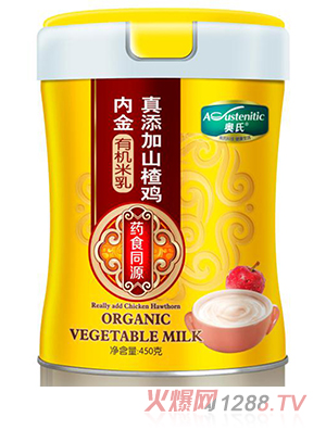 奧氏真添加山楂雞內金有機米乳450克